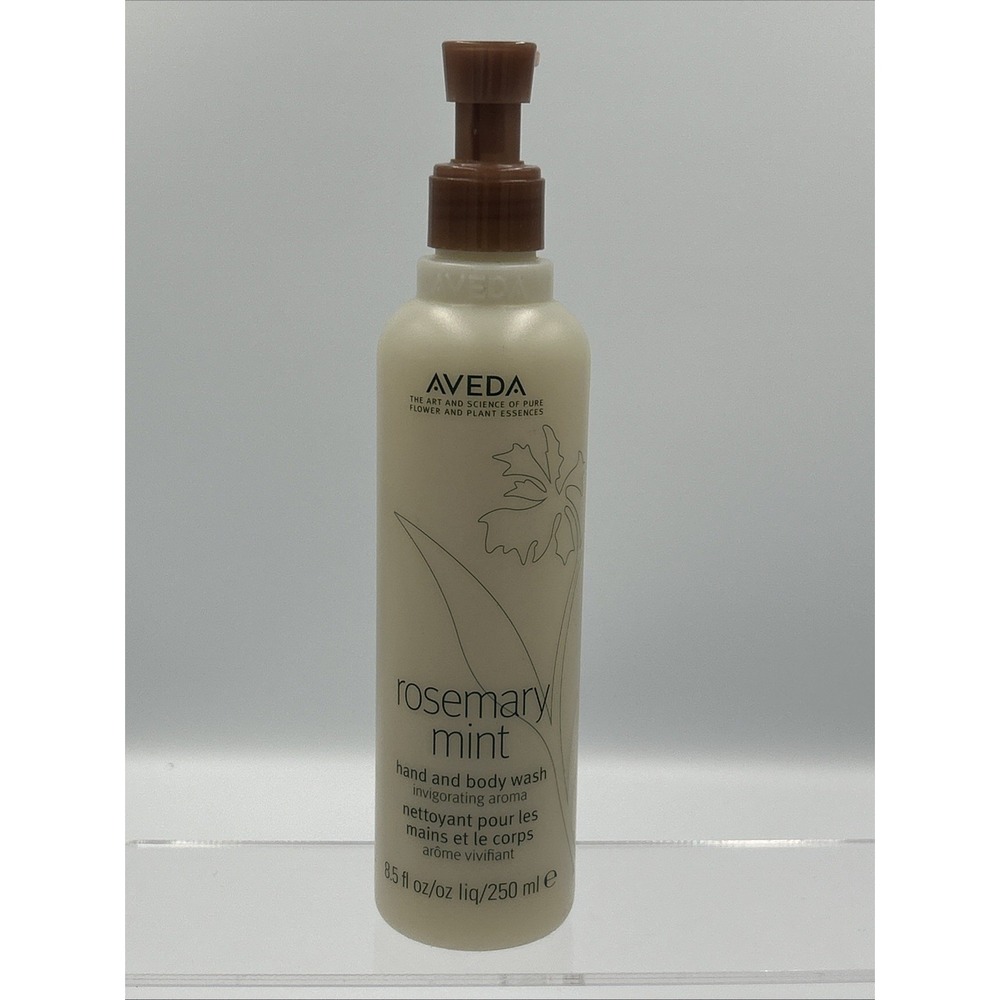 Aveda Rosemary Mint Hand & Body Wash 8.5 fl oz / 250ml | Organic Oils